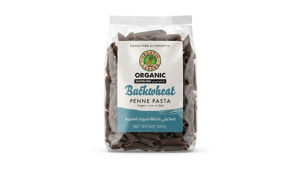Organic Larder Buckwheat Penne pasta 300g