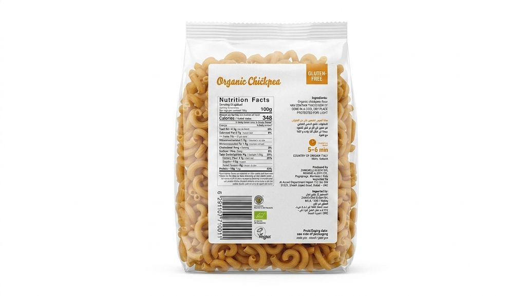 Organic Larder Chickpea Elbow Pasta GF 300g
