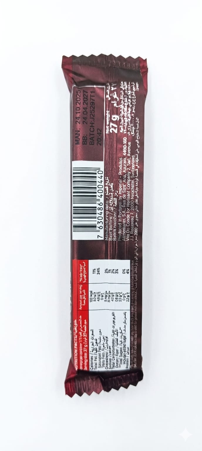 Canderel 0% added sugar Decadent Crispy & Almonds chocolate 27g