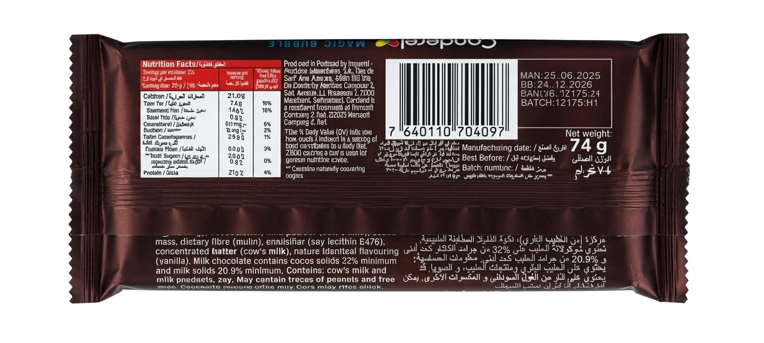Canderel Magic Bubble 0% Added Sugar Aerated Milk Chocolate 74g