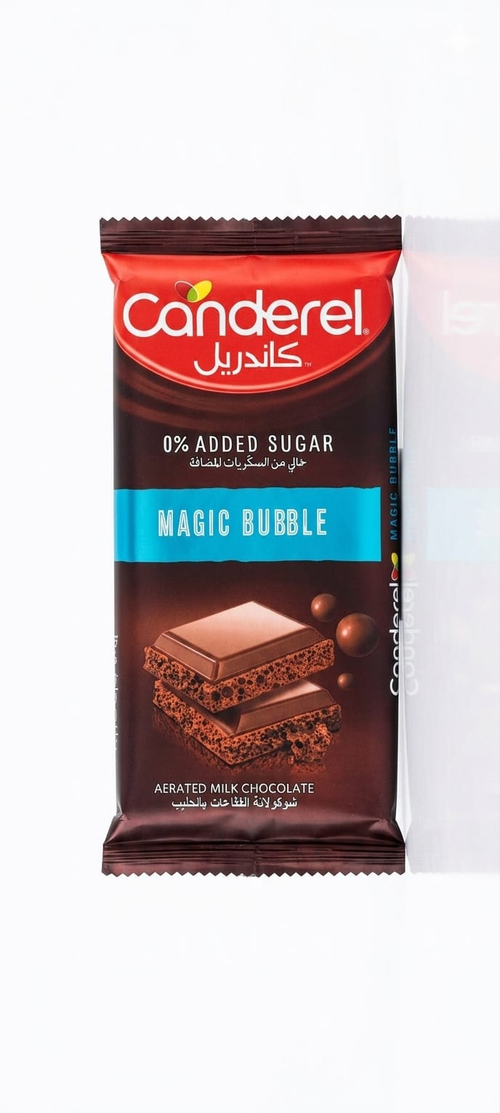 Canderel Magic Bubble 0% Added Sugar Aerated Milk Chocolate 74g