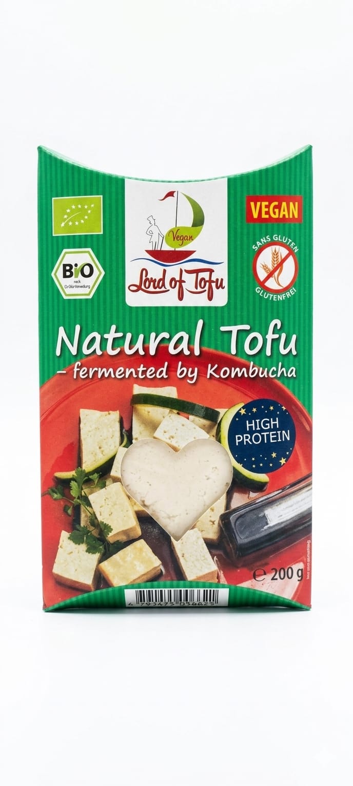 Lord of Tofu Tofu natural Kombucha fermented high protein 200g